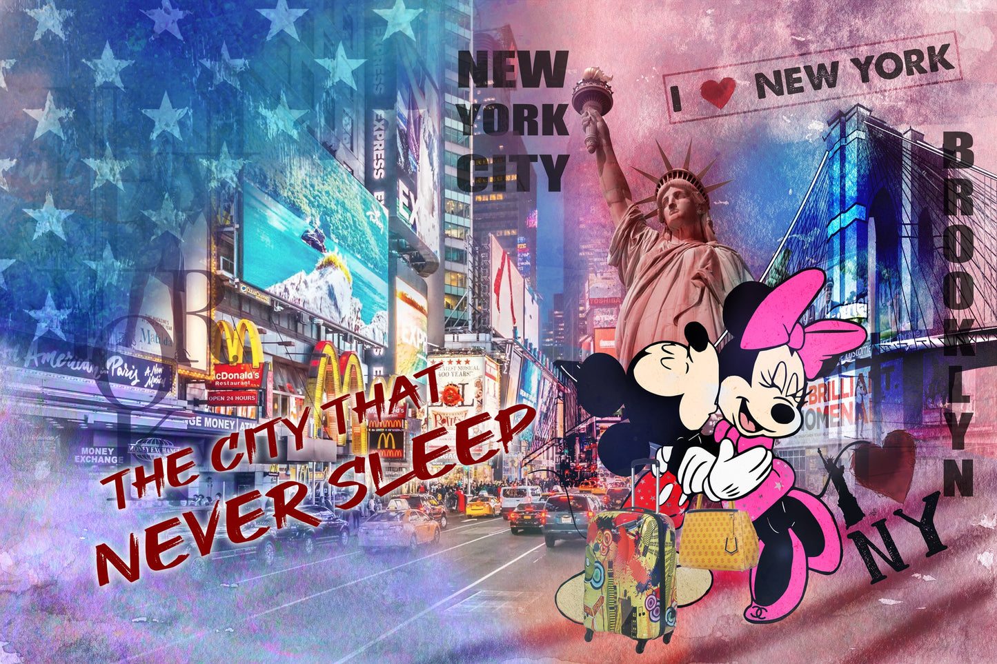 POP ART Mickey and Mini in New York