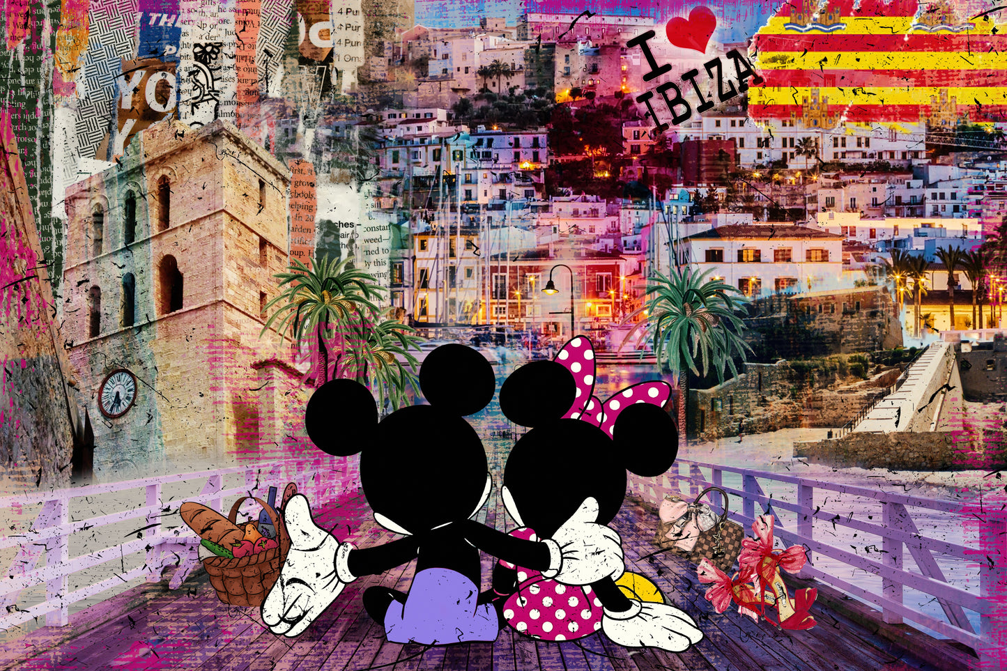 POP ART Mickey Love in Ibiza