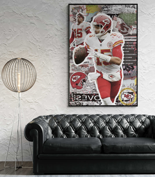 POP ART American Football Mahomes