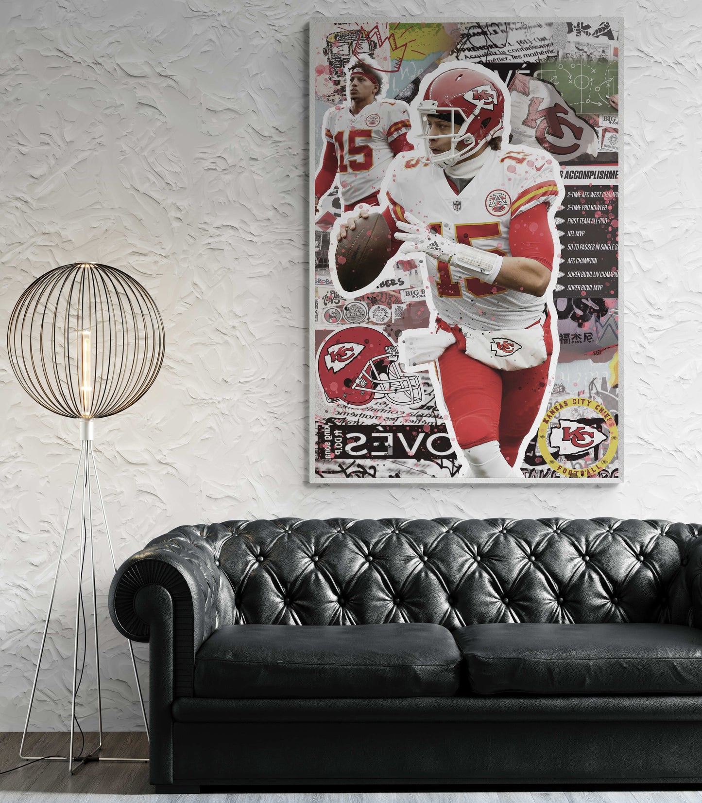 POP ART American Football Mahomes