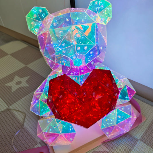 Magical teddy bear lamp