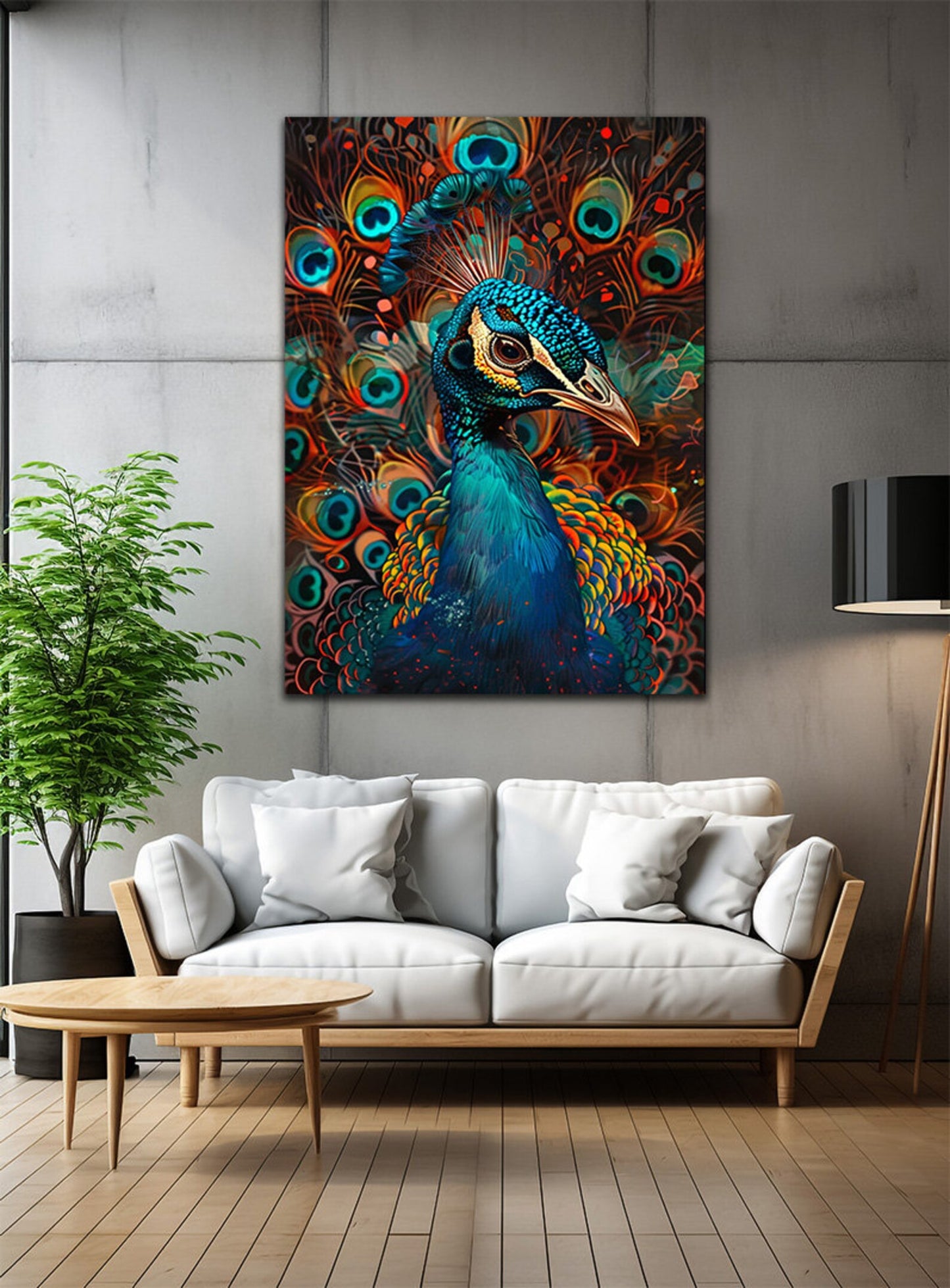 Feather Flying Birds Canvas