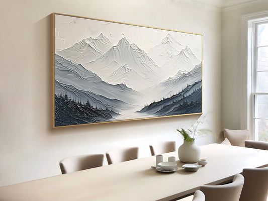 Abstrakte Berge Handmade Kunst