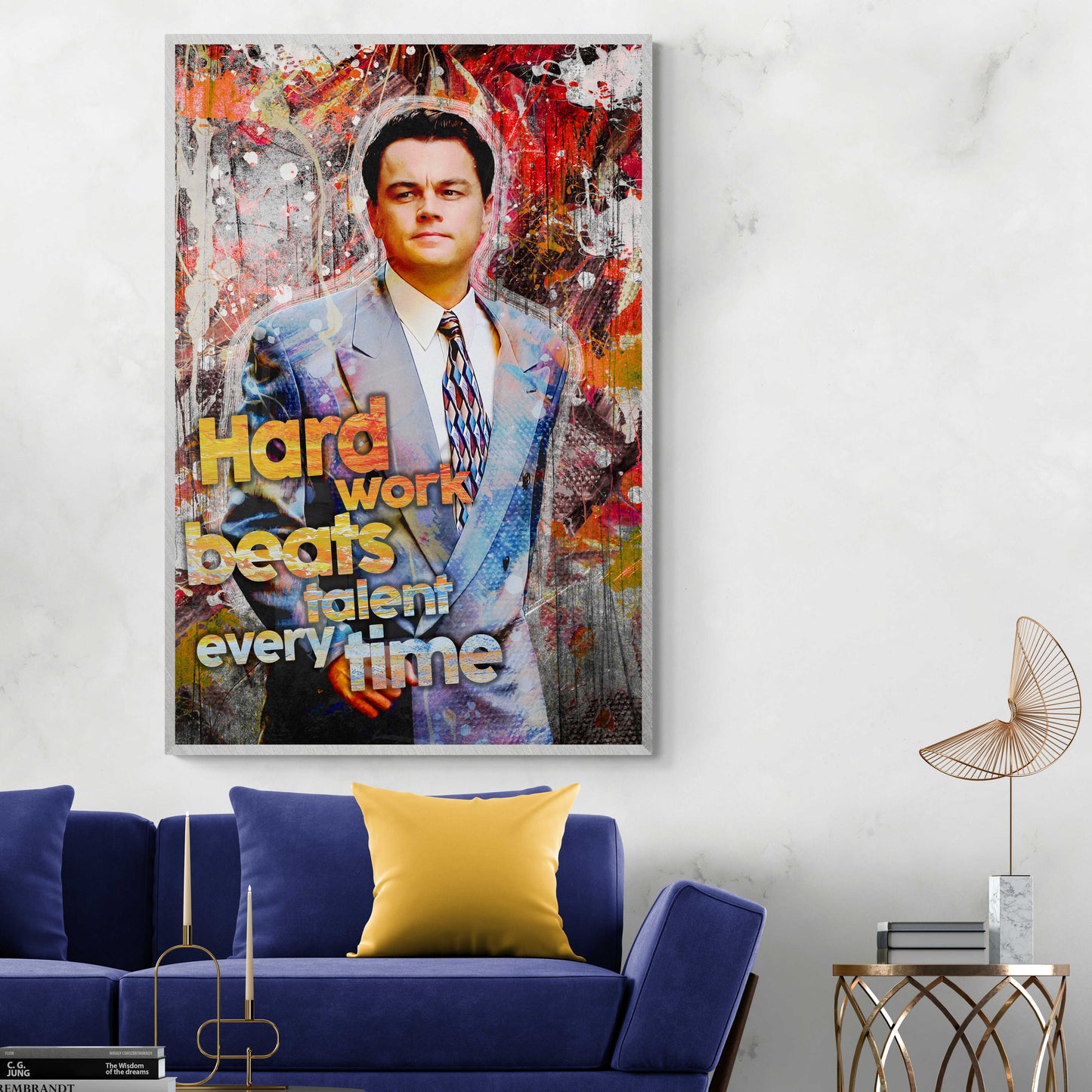 POP ART Wolf of Wall Street motivation saying