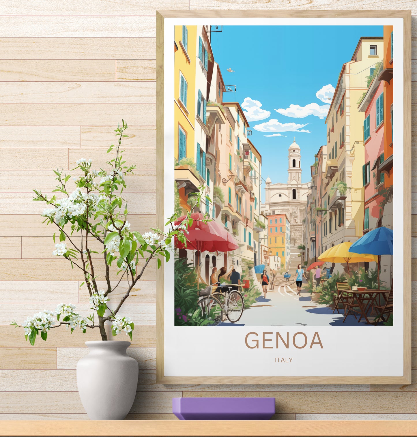 Travel Poster Genoa