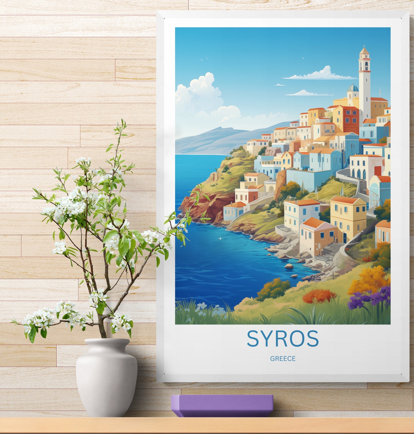 Travel Poster Siros