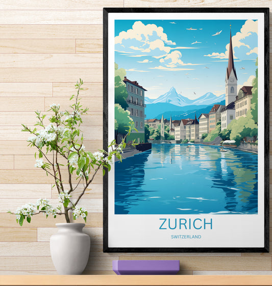 Travel Poster Zurich