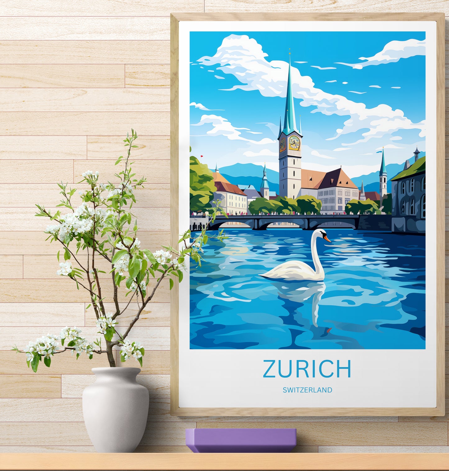 Travel Poster Zürich