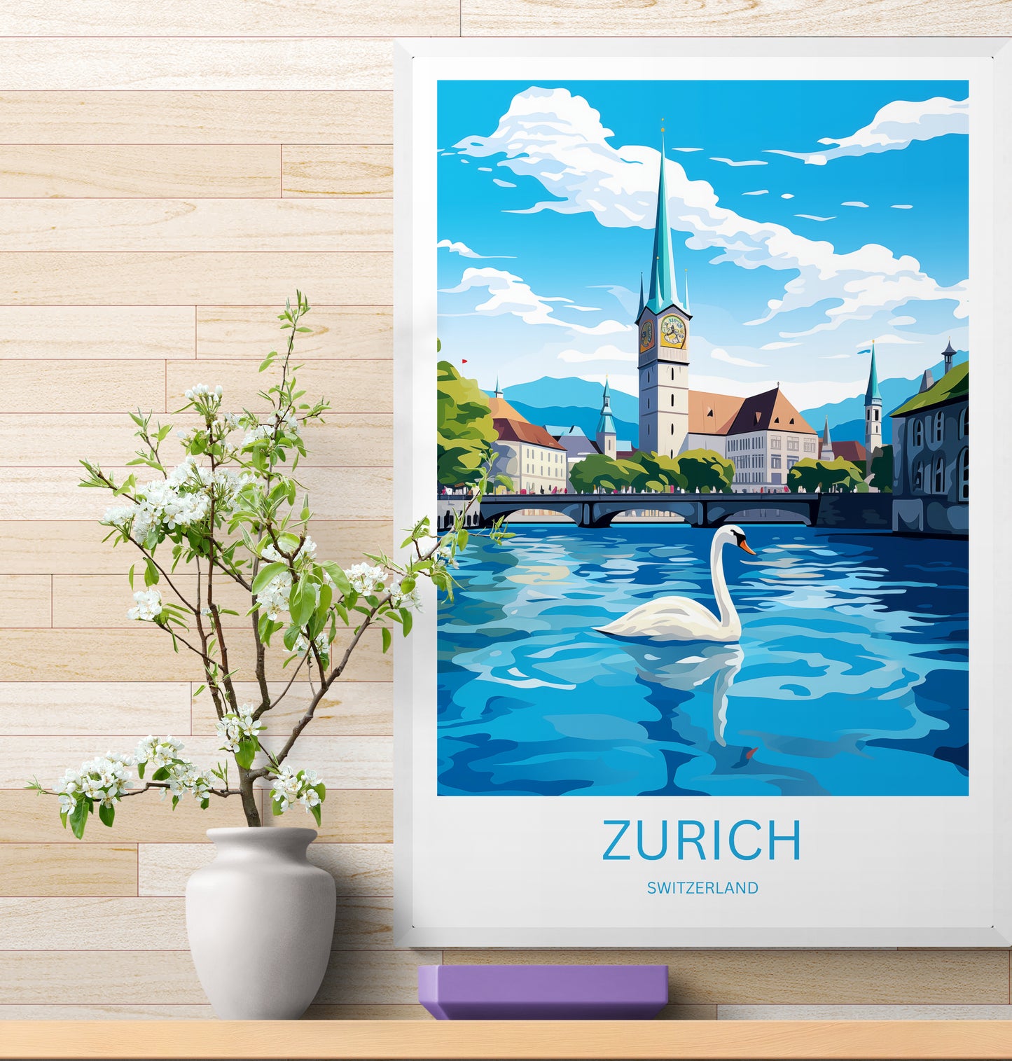 Travel Poster Zürich