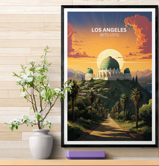 Travel Poster Los Angeles 2.0