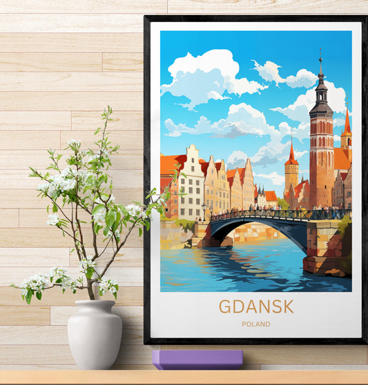 Travel Poster Gdansk