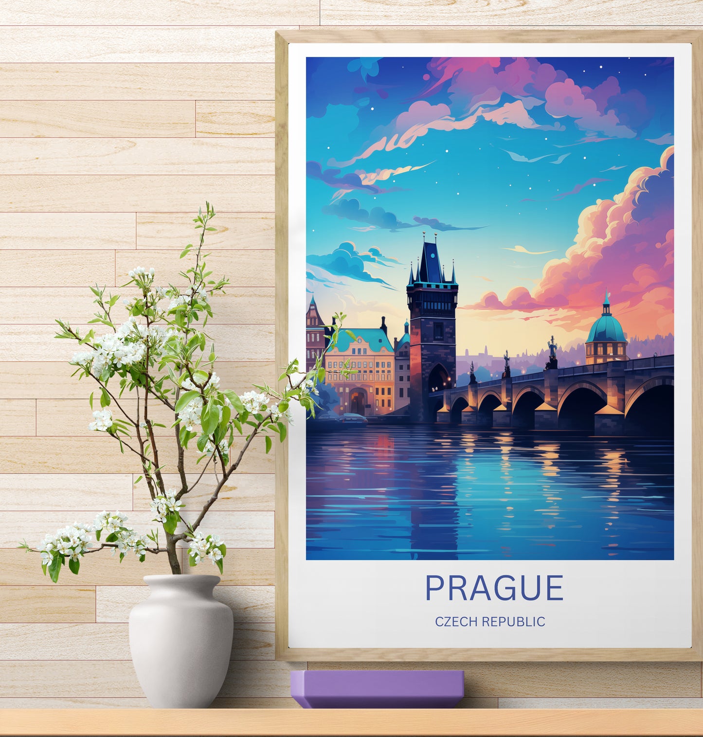 Travel Poster Prag