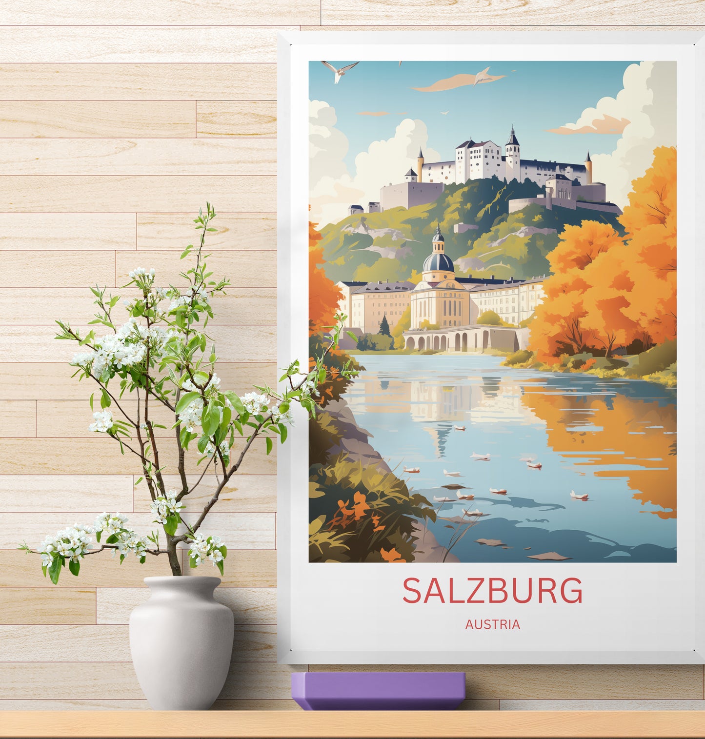 Travel Poster Salzburg