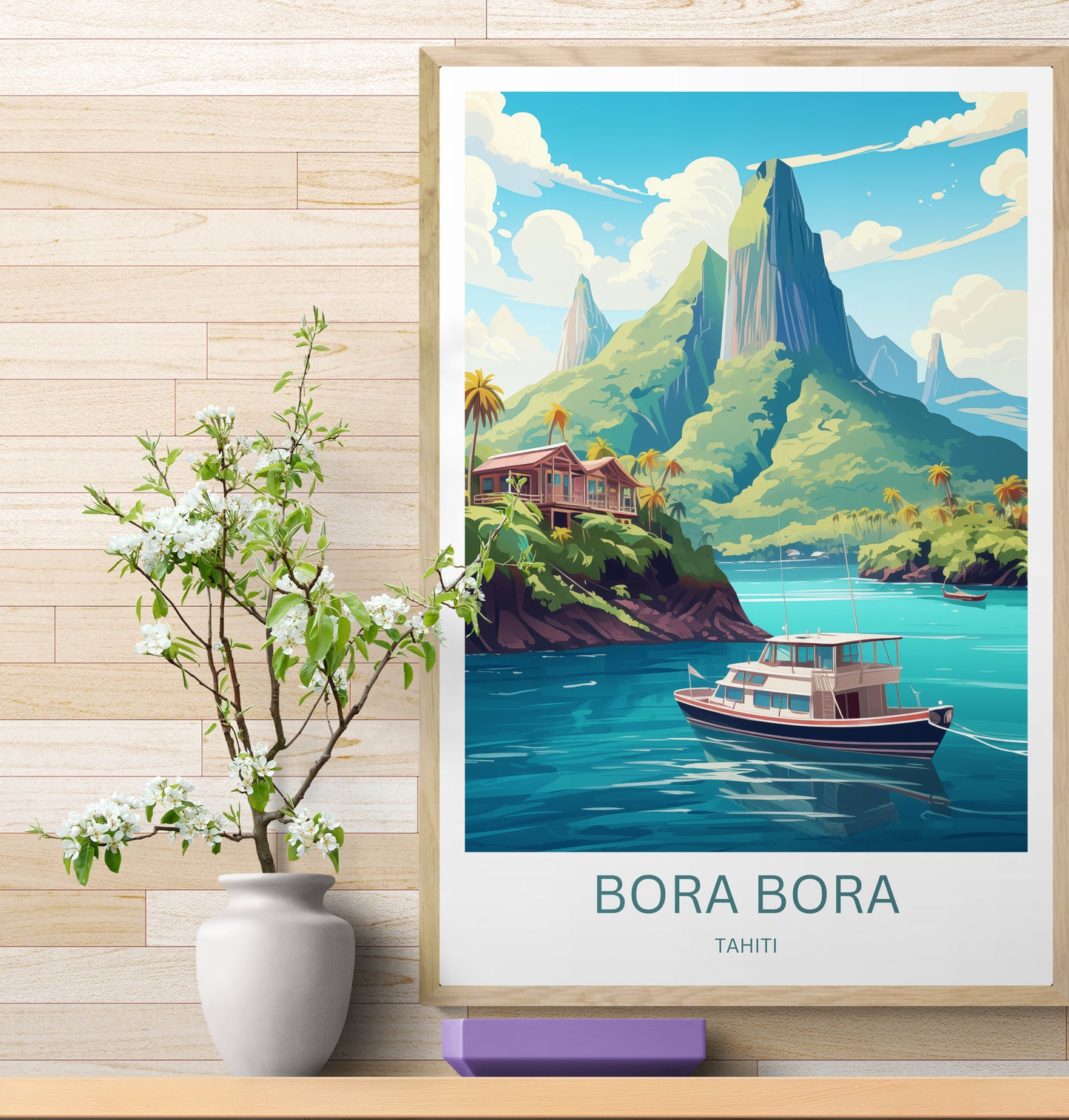 Travel Poster Bora Bora