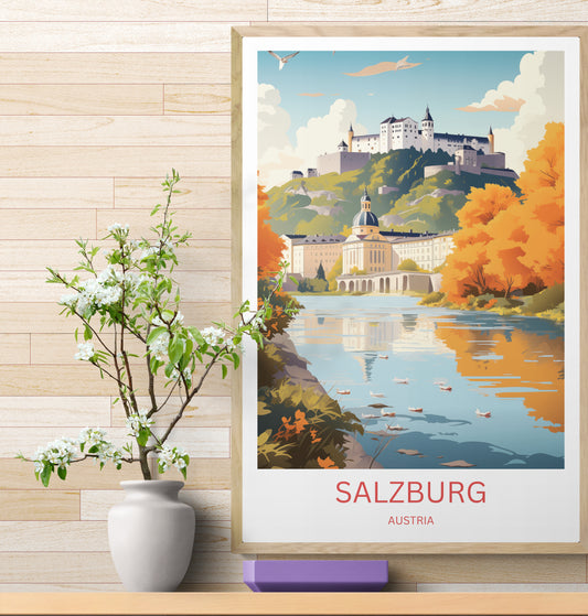 Travel Poster Salzburg