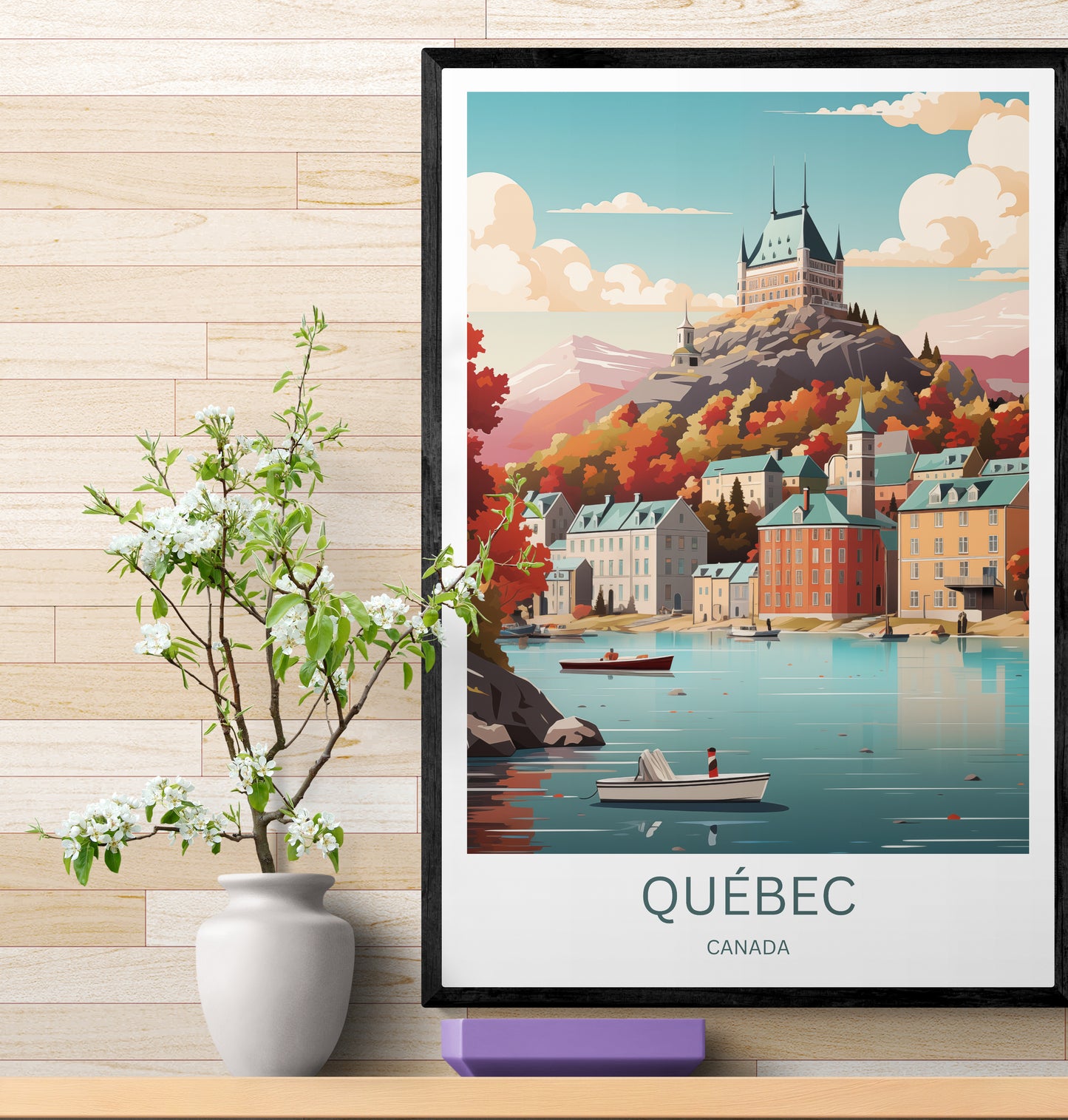 Travel Poster Petra Québec