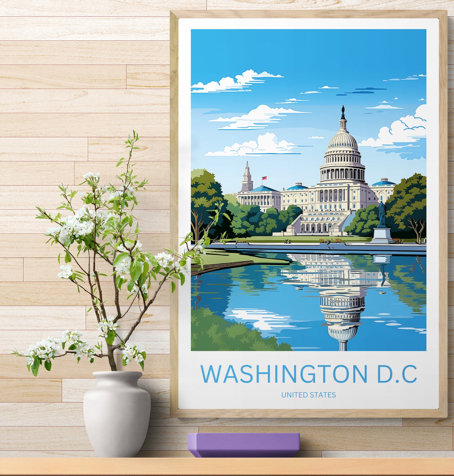 Travel Poster Washington D.C 2.0