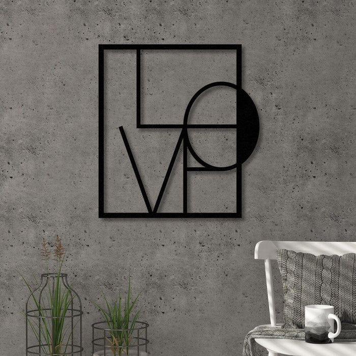 Love Metal Wall Art