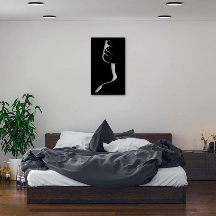 Sensual Lady Metall Wandkunst