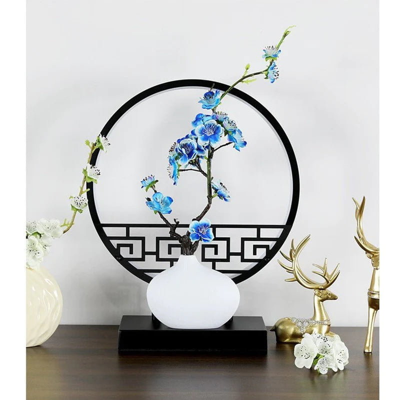 Vase lamp flower