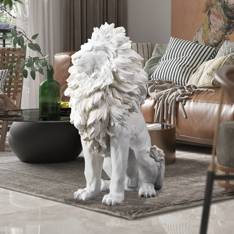 Lion sculpture