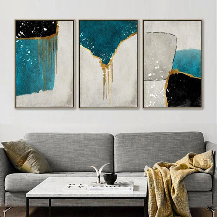 Melting Walls Stretched Canvas