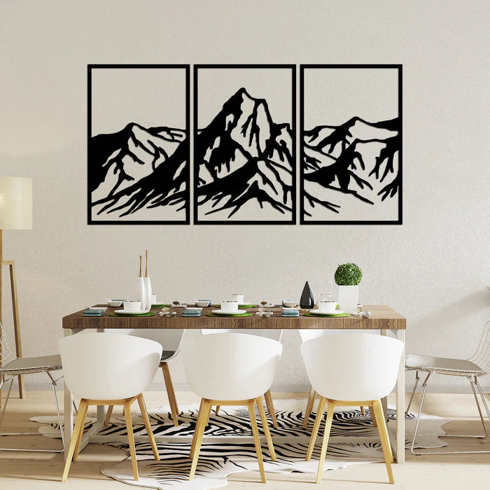 Peak of Serenity Metal Wall Art