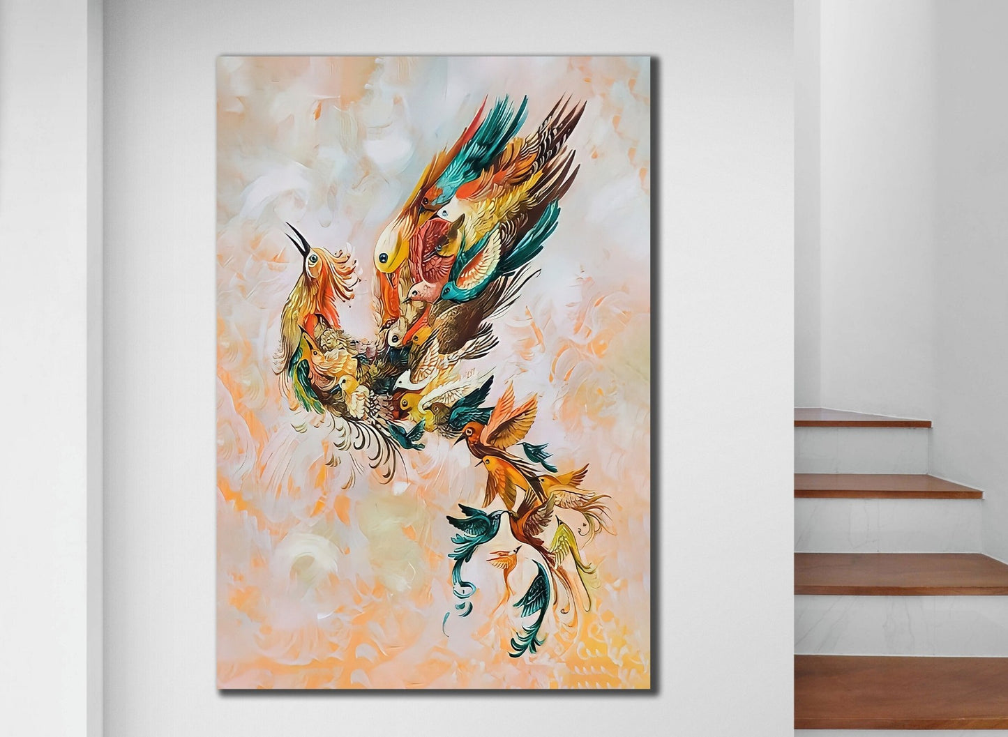 Hummingbird art canvas