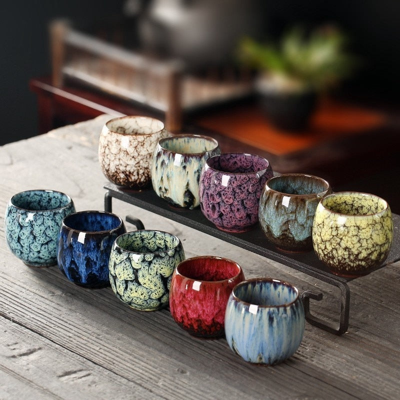 Espresso cups patterned