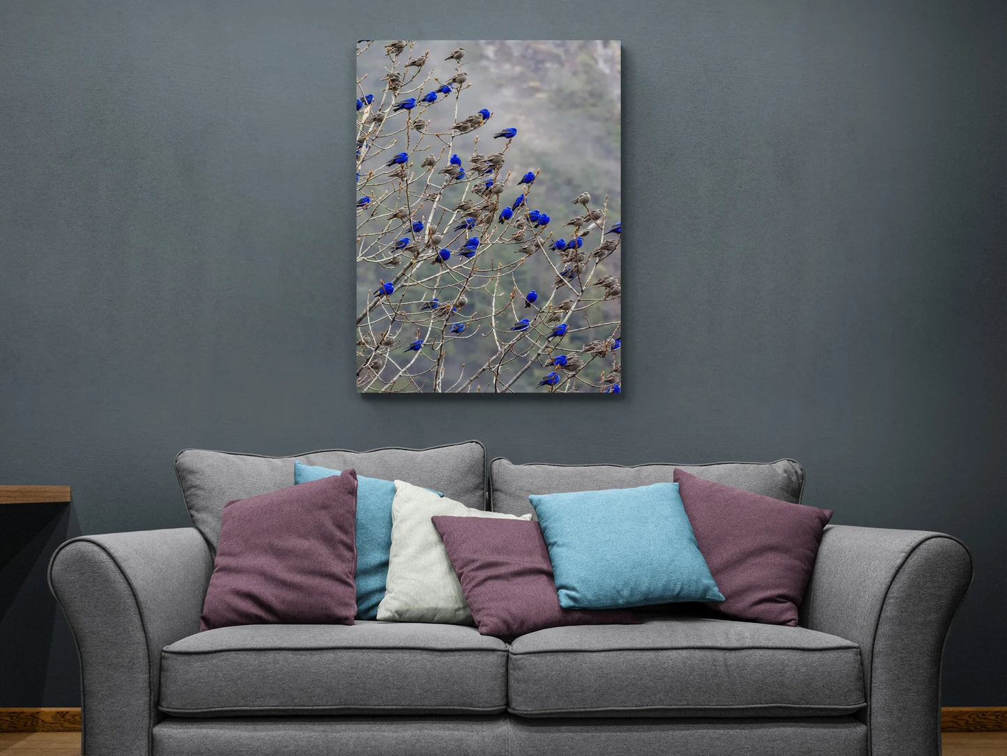 The Blue Birds Canvas